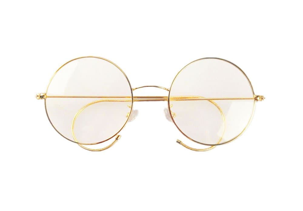 Retro Round Optical Rare Wire Rim Eyeglass Frame
