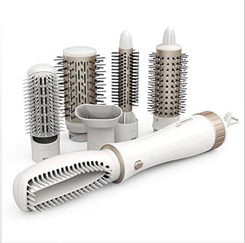CHERRIESU 6 in 1 Professional Hair Curler Anion Dryer Hair Comb Electric Blow Brush Styling Tools Set Hairdryer Hair Straightener Brush Combs 220V
