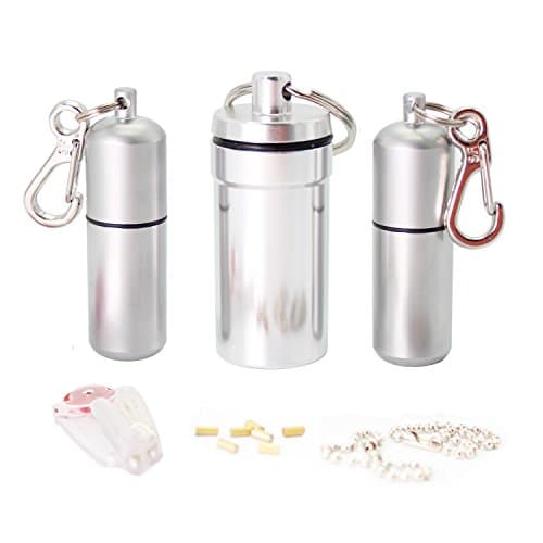 EDC Waterproof keychain Lighter - 2 Pack Peanut Lighter for Survival and Emergency Use Bonus Inculded 6 Lighter flint & 1 Windproof wick