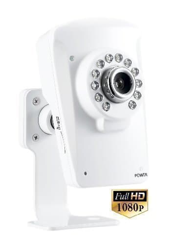 1080p Full HD Wireless WiFi IP Security Camera. All-in-one home CCTV camera with built-in Cloud DVR. Quick setup, view Live and playback clips using our Free iPhone/iPad/Android apps. IR Night Vision, Motion Sensor with in-app alerts, 95 Degrees Wide Angle Image and more. UCam247i-1080HD.