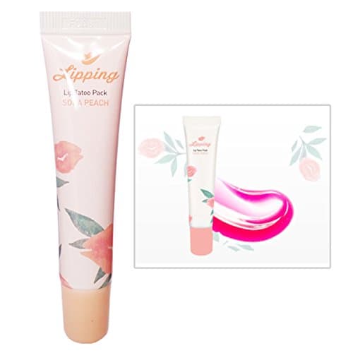 Lipping Lip Tatoo Pack Tint Pack 15g Mad Red Rose Pink Baby Pink Soda Peach Glam Balm Lipgloss Moist Smooth Nutritionsupply (Soda Peach)