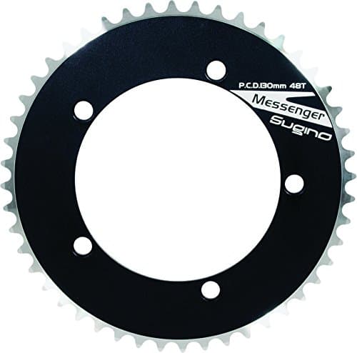 Sugino Track Messenger 130Mm 48T Bk 1/8" Chainring