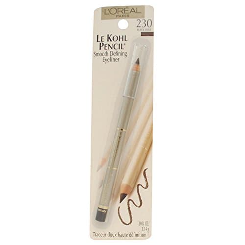 L'Oreal Le Kohl Pencil Smooth Defining Eyeliner, Black Sable #230 .04 oz (1.14 g)