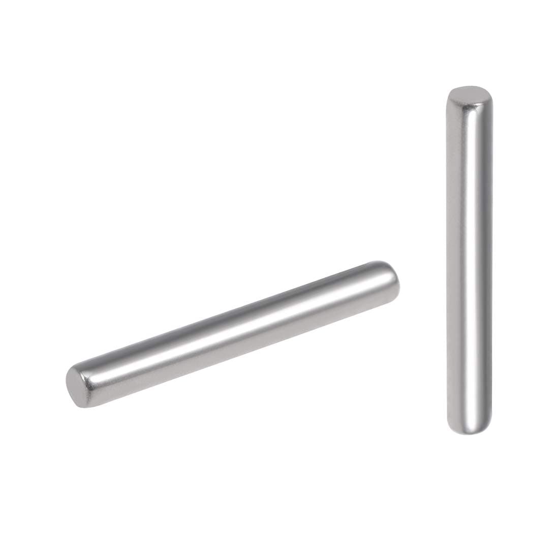 uxcell 100Pcs 1.5mm x 12mm Dowel Pin 304 Stainless Steel Pegs Support Shelves Silver Tone