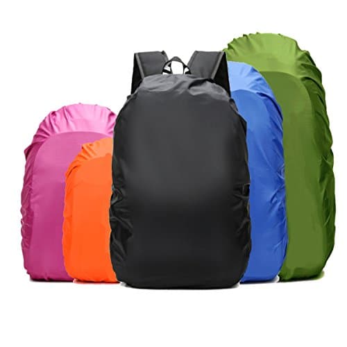 Frelaxy Waterproof Backpack Rain Cover (15-90L), Upgraded Vertical Buckle Strap & Silver Coated, Rainproof Storage Pouch Included, Perfect Hiking (Fuchsia, XXL (65L-90L Backpack))