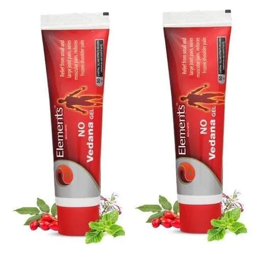 AWL Wellenss no vedana pain relief gel, 100gm (pack of 2) Suitable for Back Pain, Muscle Pain, Joint Pain, Knee Pain