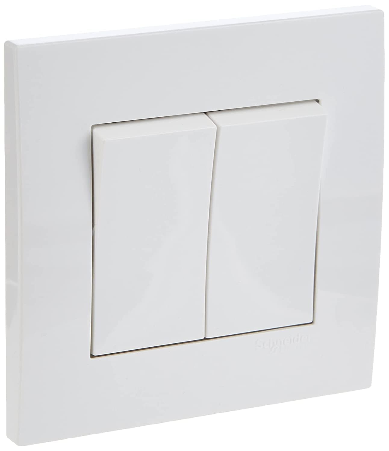 Schneider Electric KB32R_1 Vivace White - 1-way plate switch 2 gang - 16AX - white