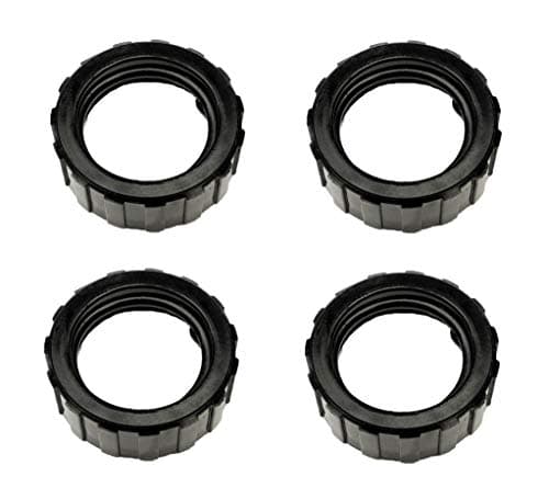 ATIE 360 Pool Cleaner Black Hose Swivel 9-100-3003 & Hose Nut 9-100-3112 Combo Kit For Zodiac Polaris 360 Black Max, TR36P Pool Cleaner (2 Pairs)