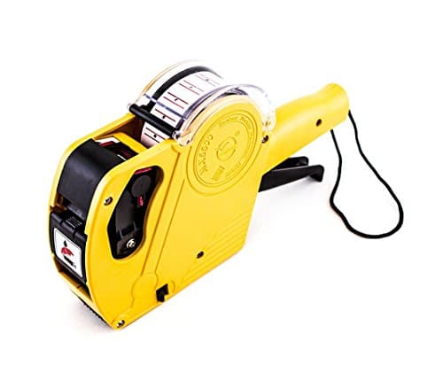 Stylishliving Mx5500 EOS 8 Digits Price Tag Gun Labeler Labeller Included Labels & Ink Refill