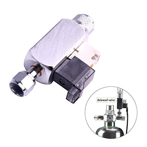 Aquarium Co2 Solenoid Valve CO2 System Regulator Magnetic Valve for Plant Tank Water Grass Grow Easy to Install/US Plug 12V