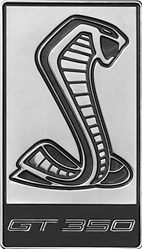 ZIC Motorsports Shelby Cobra GT350 Silver Badge Emblem Heavy Duty Metal Magnet