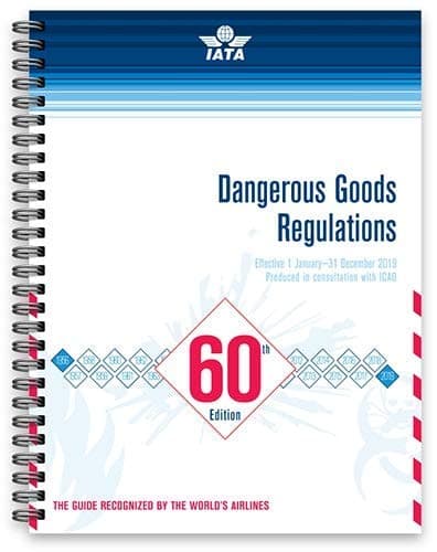 2019 60th Edition IATA Dangerous Goods Regulations - Spiral Bound - (English)