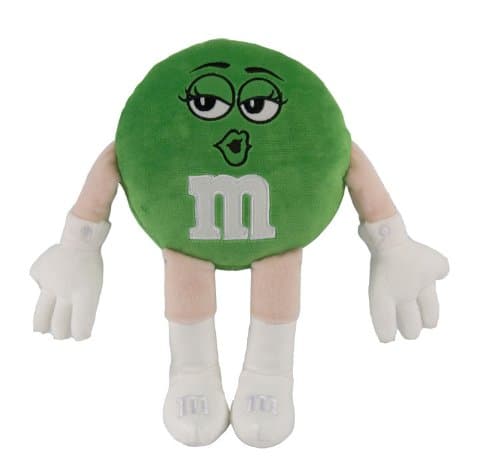 M&M Character Medium Plush, Green