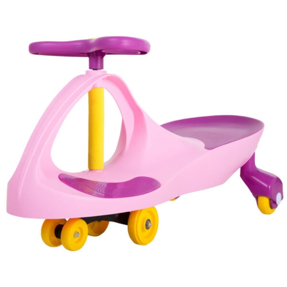 Wiggle Car Ride On Toy – No Batteries, Gears or Pedals – Twist, Swivel, Go – Outdoor Ride Ons for Kids 3 Years and Up, M370049, Large, Pink