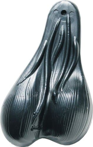 8 Inch Tall Plastic Colors Truck Nuts Choose Your Color (Black)