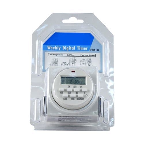 Digital Timer, 24 Hour Timer, Double Outlet Electrical Timer