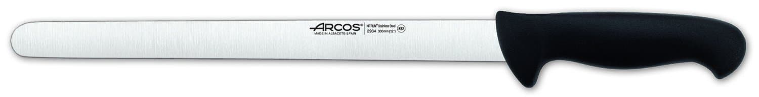 Arcos 2900 Range 12-Inch Spanish Ham Knife, Black