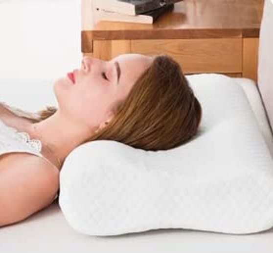 Neck Pillow - Cervical Contour Memory Foam Pillow,Orthopedic Pillow for Neck Pain, Orthopedic Contour Pillow Support for Back,Stomach,Side Sleepers,Anti-Snoring Neck Pillow (White) (2)