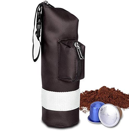 STARESSO Portable Espresso Maker Carry Bag New Version - Compatible with Travel Business Trip & Outdoor Activity Lightweight Waterproof Protective Zipper Punch for Manual Coffee Maker & Capsule