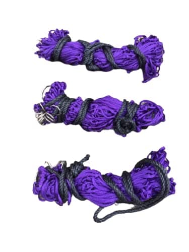 Large 42" Ringed Haynet | Haylage Hay Net Small Mesh Medium Holes Strong Purple x1 haynet