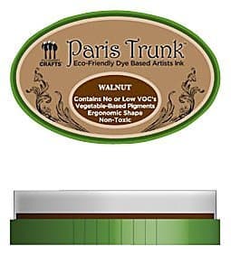 Eco Green Crafts Paris Trunk Dye-Based Artists Ink, Walnut