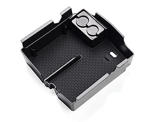 SMABEE Car Central Armrest Box Storage for Jeep Wrangler JL/JLU 2018 2019 Jeep Gladiator JT 2020 Sport Interior Accessories Box Coin Storage Black