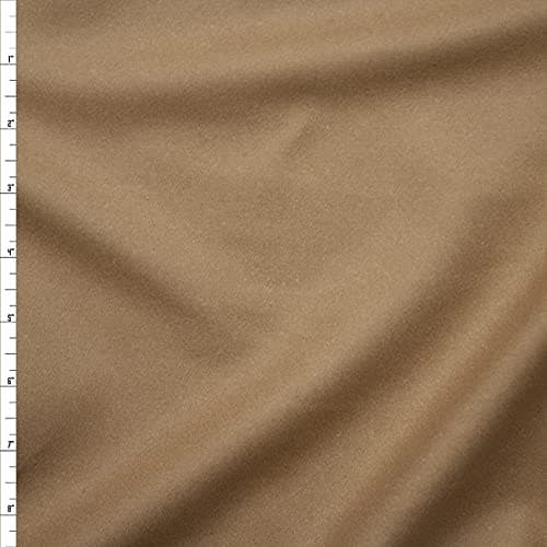 British Tan Pure Worsted 100% Wool Tropical Fabric by The Yard by The Yard