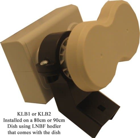 (Pack of 10) Sadoun KLB2 Monoblock Duo LNBF 4 Degree Dual Output Linear KU 0.4 dB