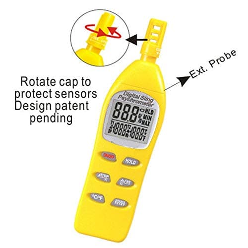 Portable Humidity Temperature Hygro-Thermometer Tester AZ8716