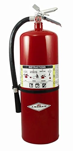 Amerex A411 ABC Dry Chemical Fire Extinguisher with Aluminum Valve, 20 lb.