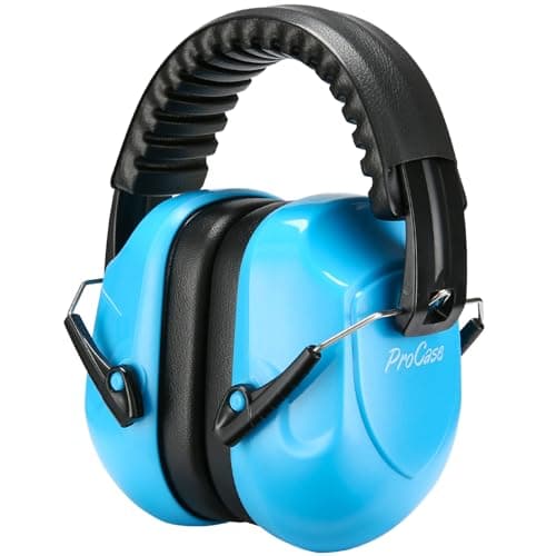 ProCase Noise Reduction Ear Muffs, NRR 28dB Hearing Protection Headphones Headset, Professional Noise Cancelling Ear Defenders for Construction Work Sports Events Studying Woodworking