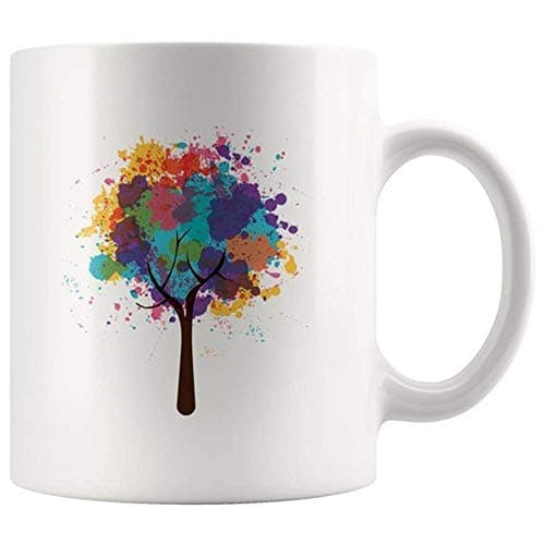 Office Coffee Mug Tree of Life Gift for Wife Gift for Daughter Gift for Her Sacred Mug Chakra Mug Sacred Tree of Life Celtic Life Tree Mug Funny Humor White Ceramic Coffee Mug Cup 11OZ