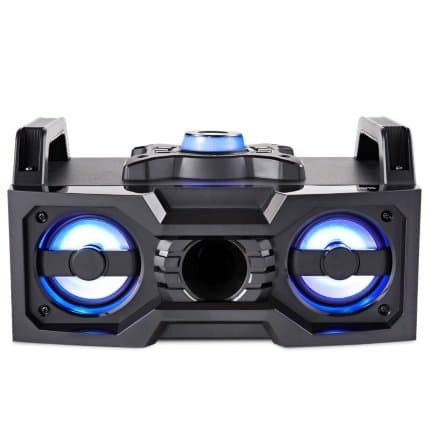 Goodmans Stereo Speakers Bluetooth LED Boombox