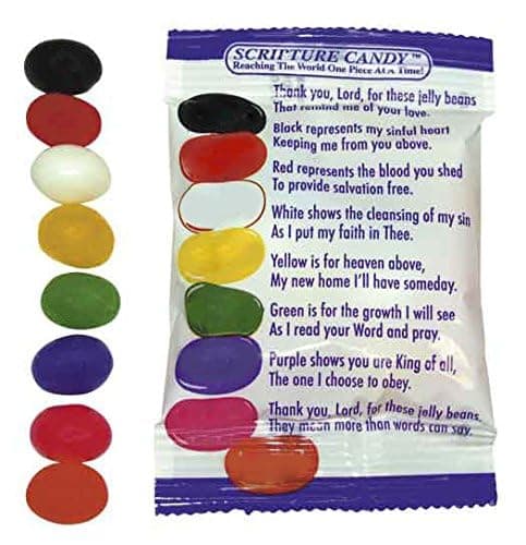 Scripture Candy Jelly Bean Prayer,50 Count(Pack of 1)