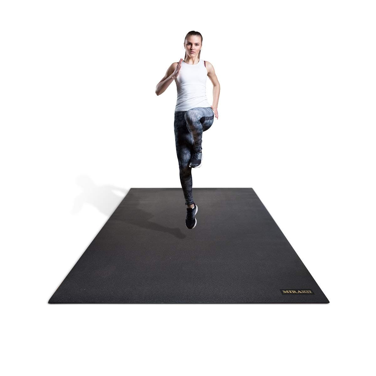 MiramatExtra Large Premium Exercise Mat (200 x 120 cm; 7mm Thick) - Durable Non-Slip Workout Mats for Home Gym, Crossfit, P90X, HIIT, Cardio Equipment, Yoga, and More