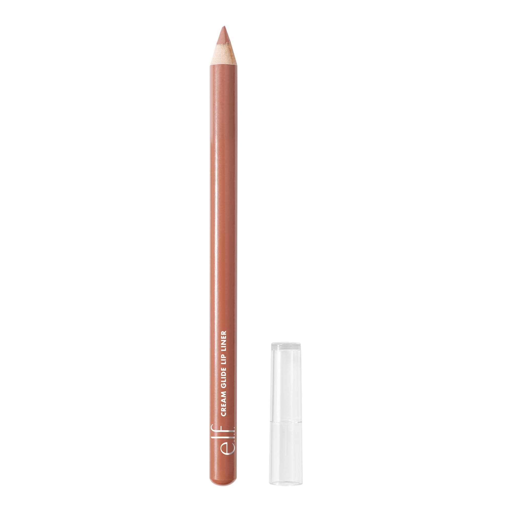 e.l.f. Cream Glide Lip Liner, Highly-Pigmented Pencil For Shaping & Sculpting Lips, Semi-Matte Finish, Vegan & Cruelty-Free, Pinky Swear