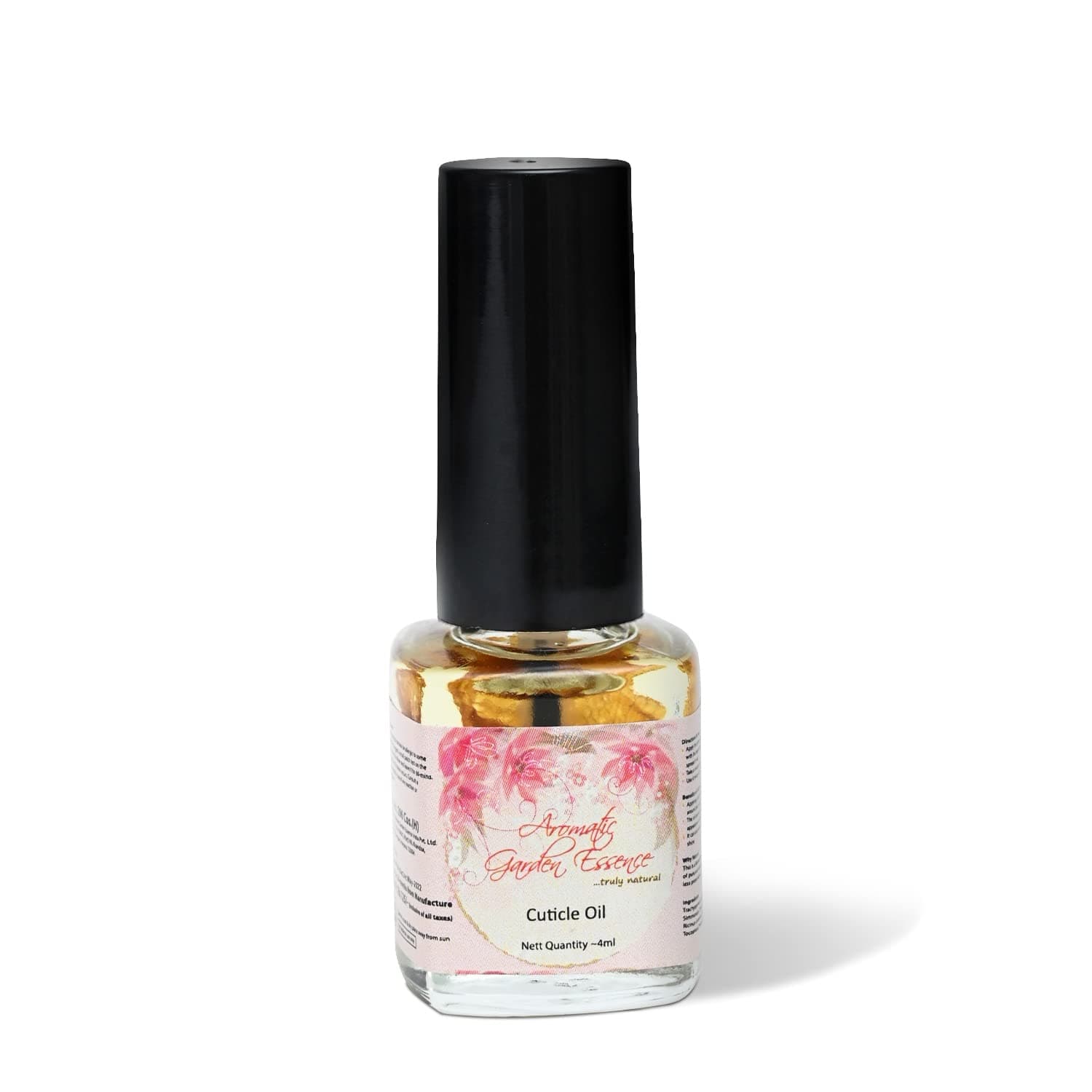 Aromatic Garden Essence Age Cuticle Oil 100% Natural For Strong Nail, Nail Growth & Strength With Goodness Of Natural Oils With Non-Greasy Formula - Soft, Smooth, & Strong Lustrous Nails 4Ml