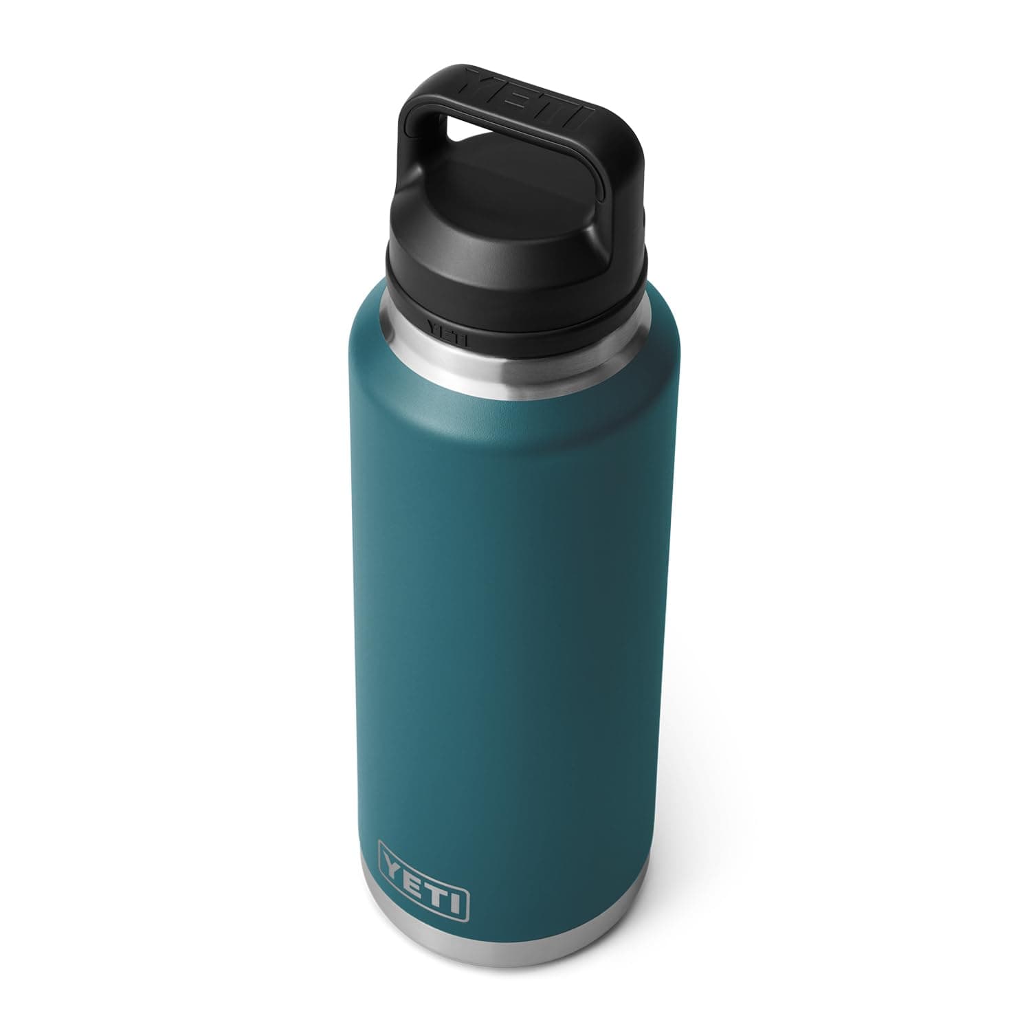 YETI Rambler 46 oz Bottle, Leakproof, Vacuum Insulated, Stainless Steel with Chug Cap, Agave Teal