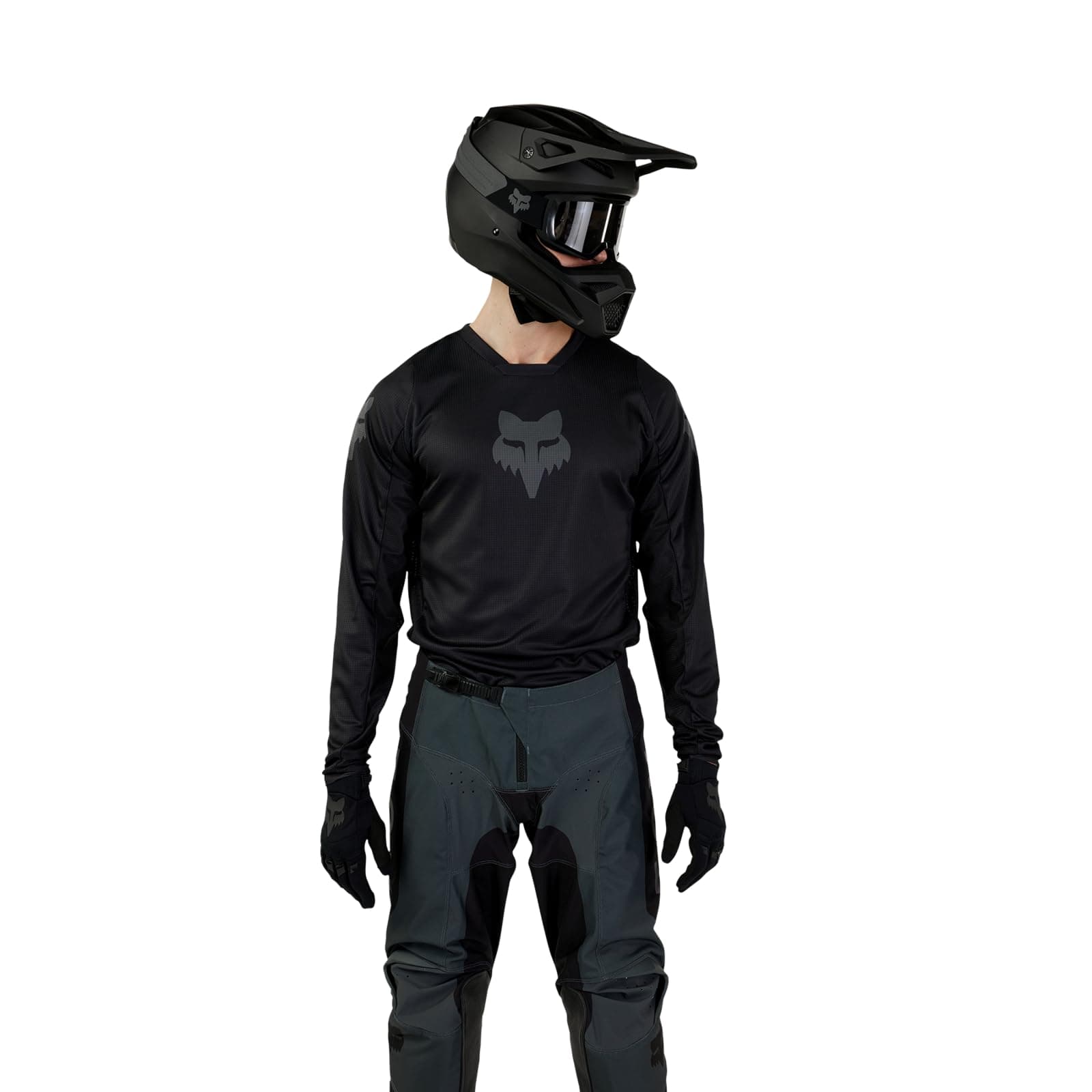 180 Blackout Motocross Jersey, Black, Large
