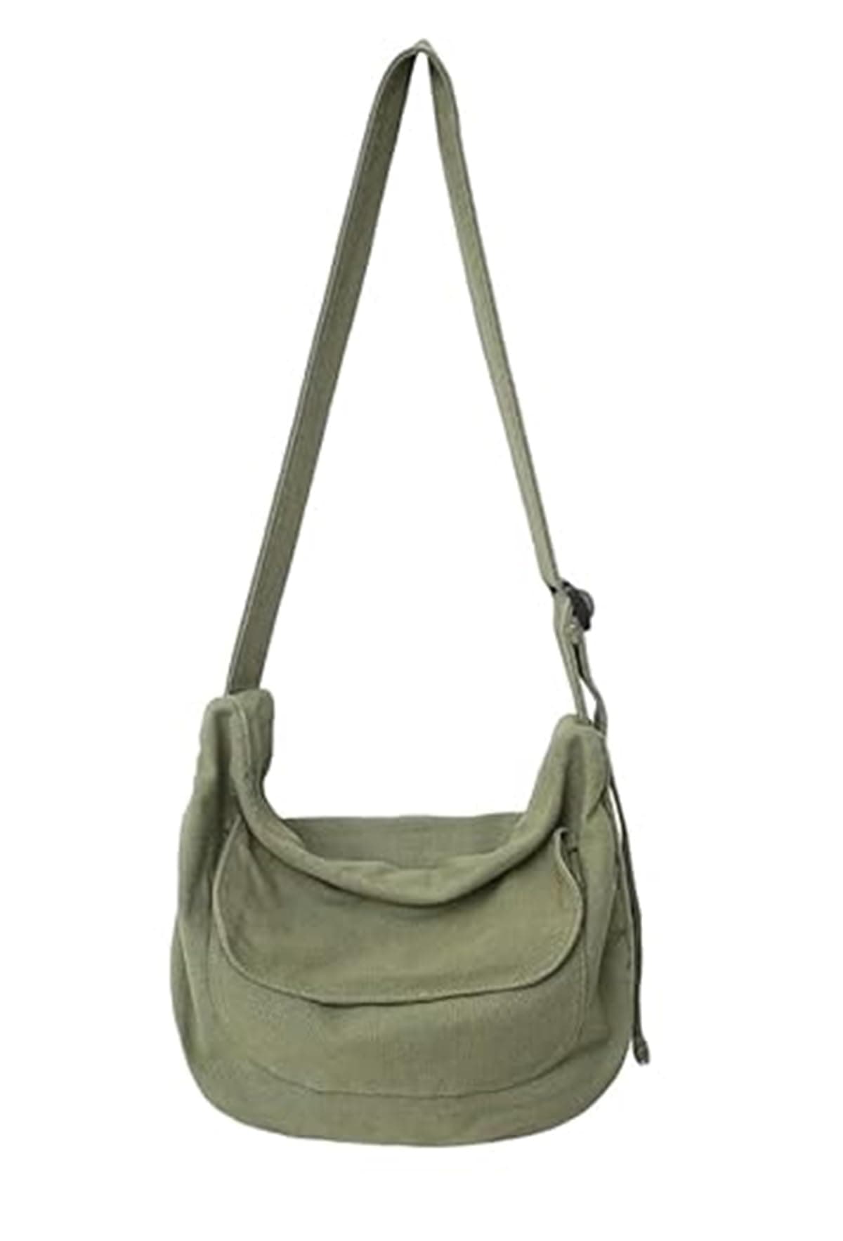 Canvas Sling Bag for Men & Women | Spacious Casual Crossbody Shoulder Bag | Lightweight Travel Messenger Bag for Daily Use & College