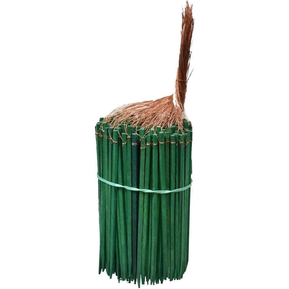 Cowee Wired Wood Picks 4'' Package of 50 =.20 oz Professional Floral Stem Supports Dk Green (50, 4 INCH)