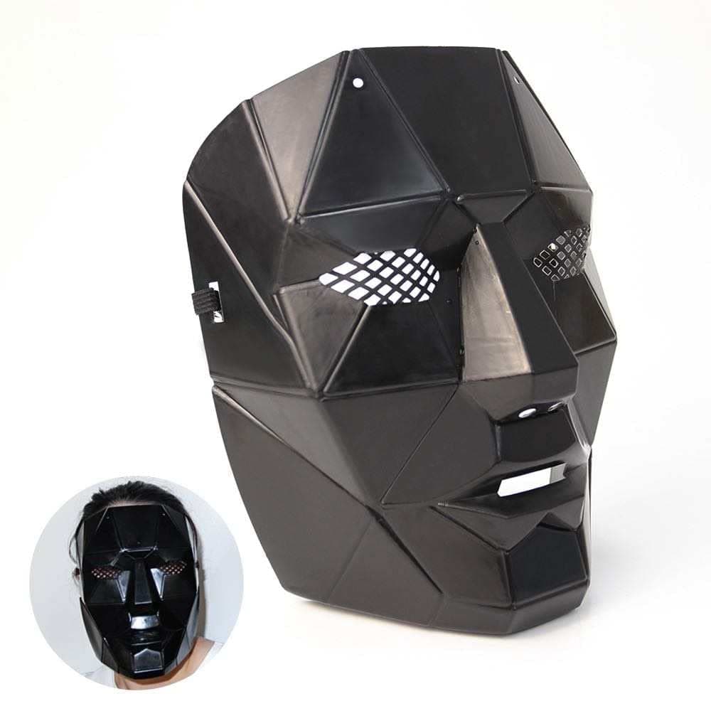 Omana Game Mask, Guard Costume Masked Man Game 2021, Halloween Party Cosplay Mask for adults, Horror Fun TV Show Character