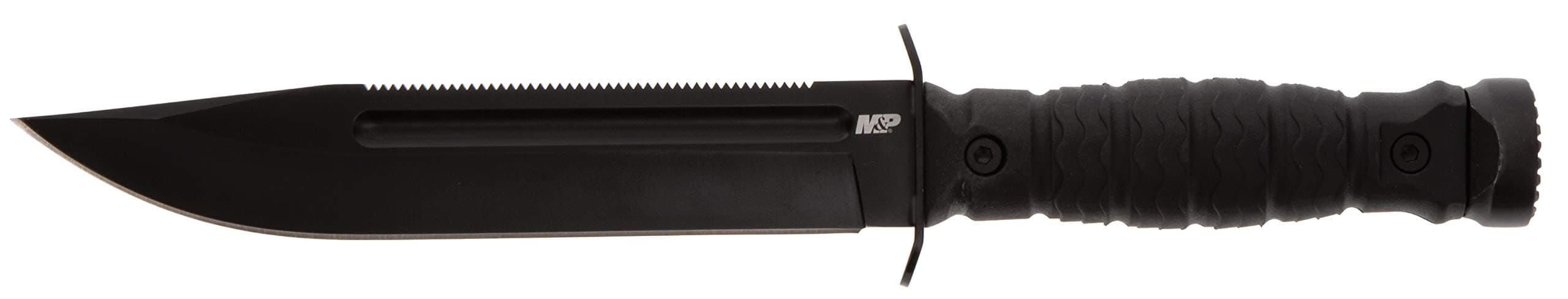 Smith & Wesson M&P Special Ops Survival Knives with Full-Tang Construction, 5"-7", Black Oxide Coated Stainless Steel Blade, For Tactical, Survival, and Outdoors