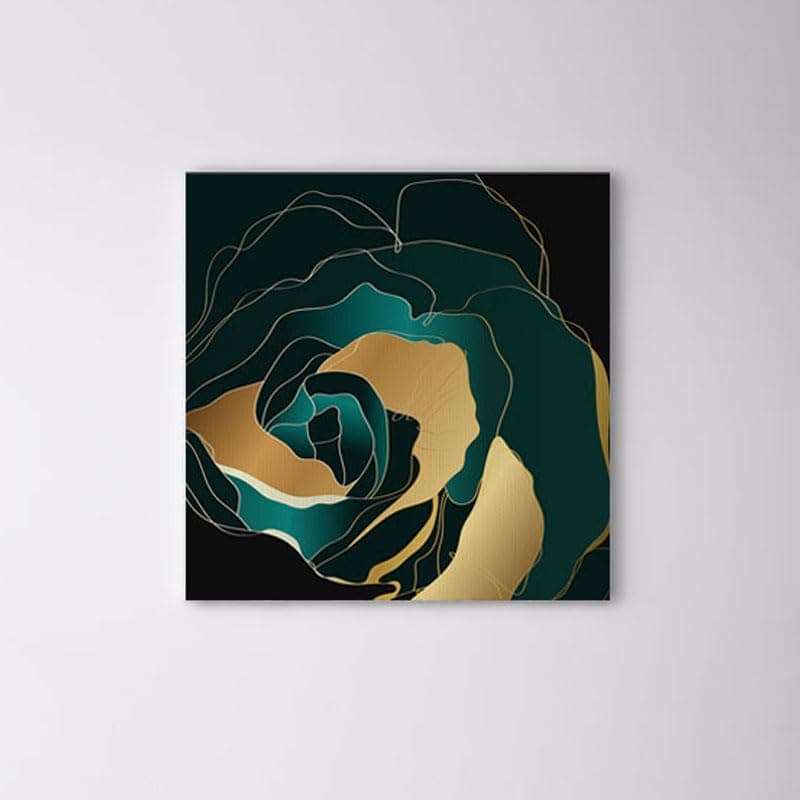 bpaGlorious Green Canvas Wall Art Painting Wallart Canvas - 90 X 90 Cm