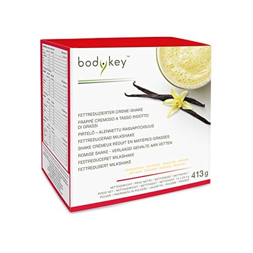 bodykey Shake Creamy Reduced Fat Vanilla 14 Sachets 24.5 grams