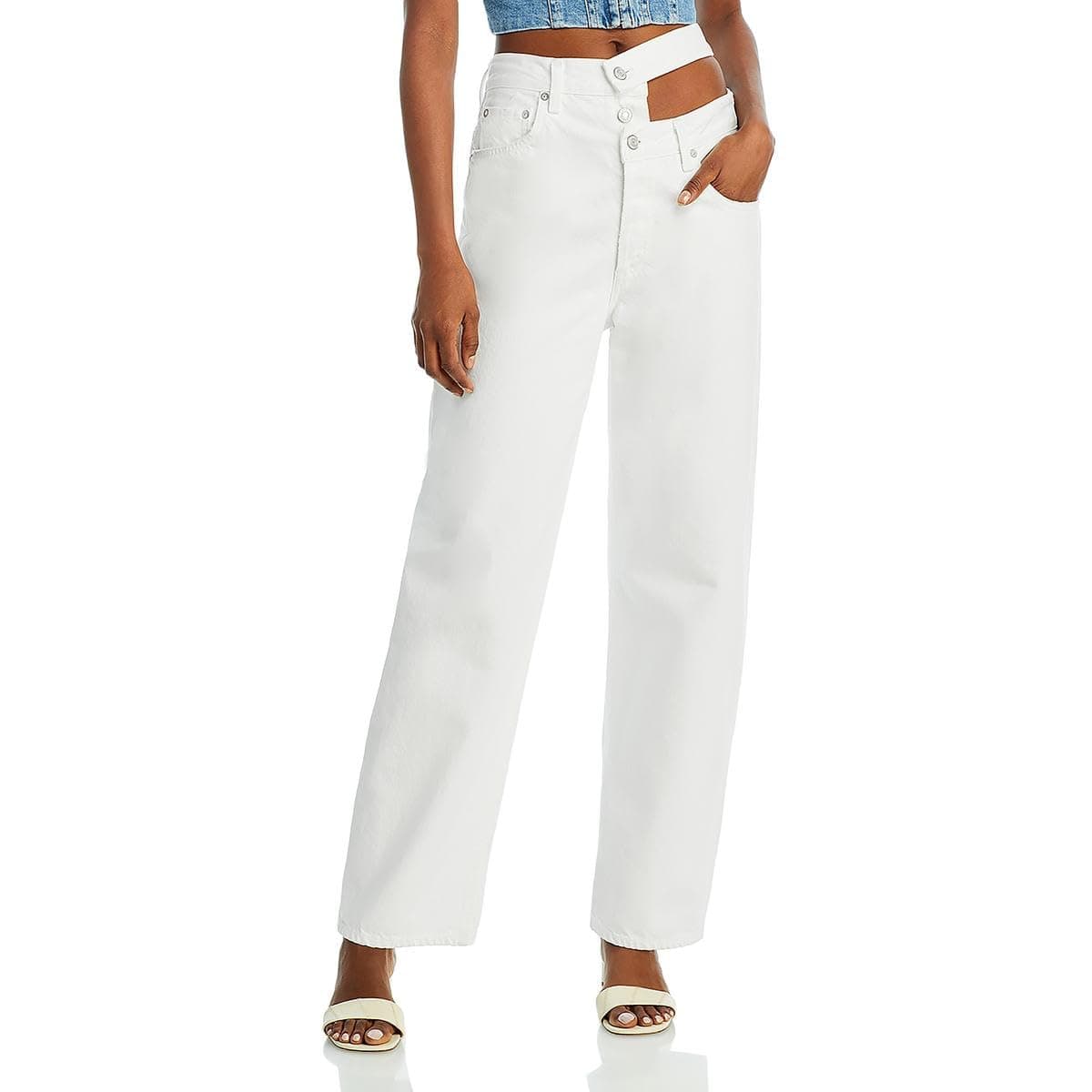 AGOLDE Women's Broken Waistband Jeans