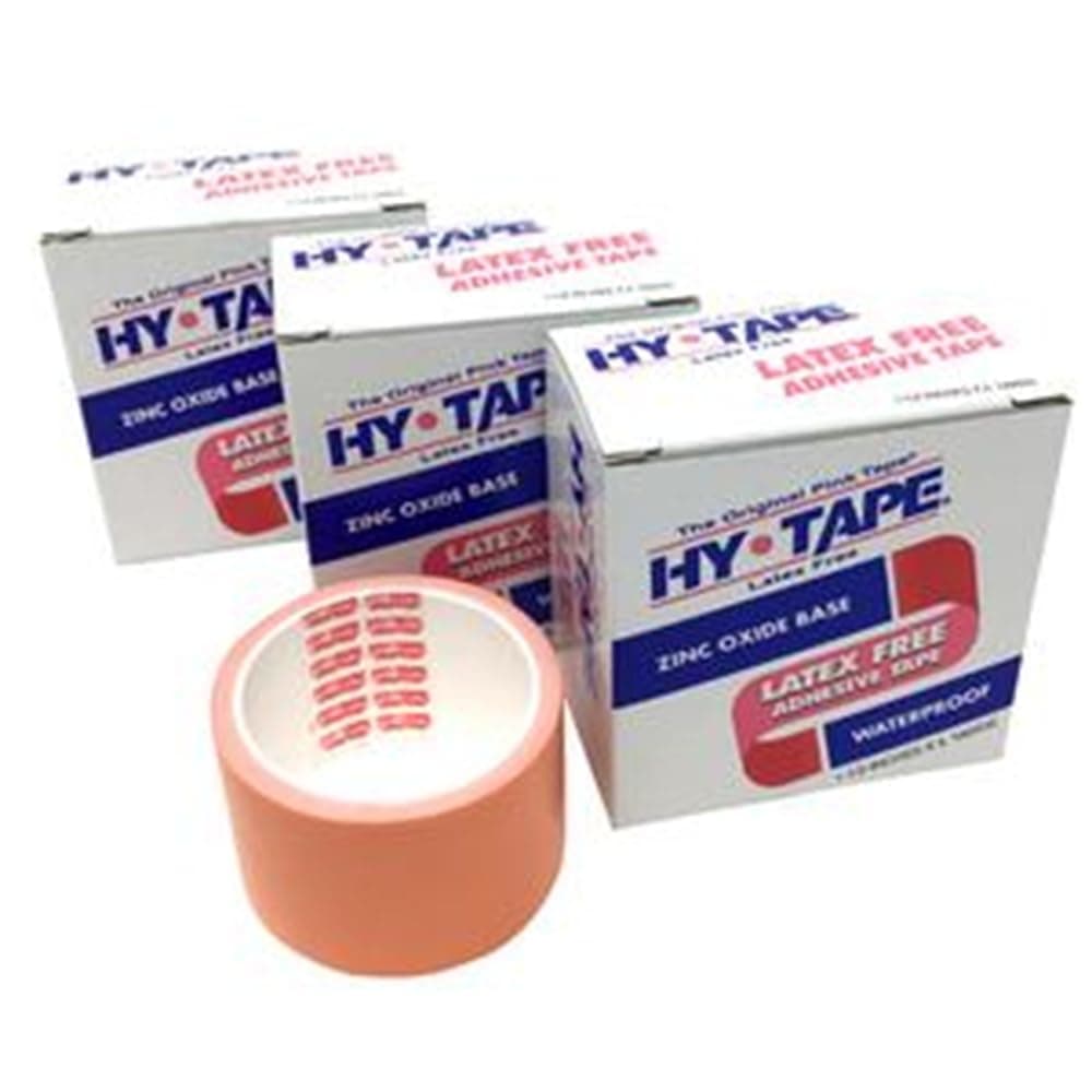 Hy-Tape Pink Tape, 1" x 5 yards (PACK OF 3), # 10LF - Pink Medical Waterproof Surgical Tape
