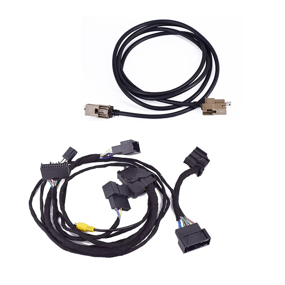 Sync 1 to Sync 3/Sync2 to Sync3 Upgraded Super Load Power Harness Adapter 4" to 8" PNP Fits for 2015-2020 Ford F-150 Edge Fusion Mustang USB Interface Module Adapter APIM Wire With 8 Wire Ties Kit