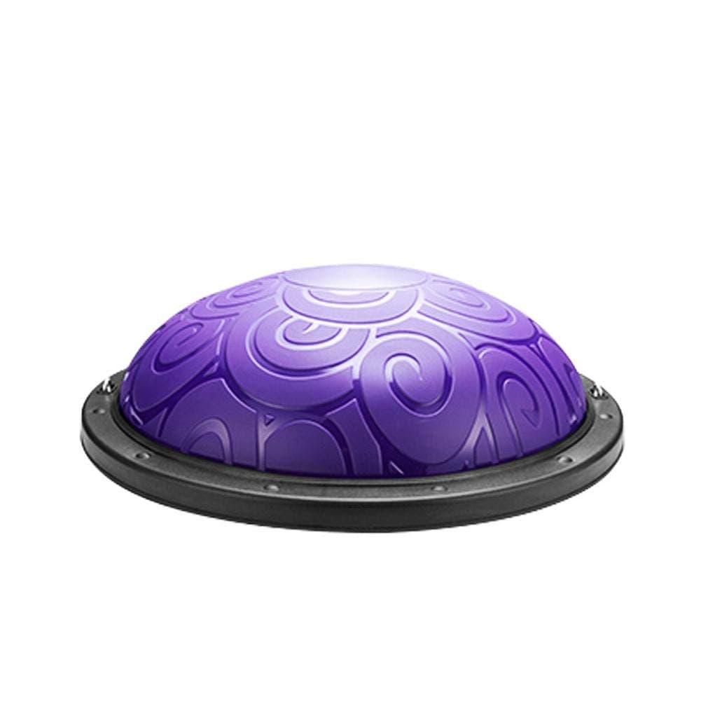 Auveach Balance Ball Trainer 46cm with Resistance Bands and Foot Pump Thickened Explosion-proof Yoga Exercise Ball for Pilates Fitness Home Training for Women Teenager