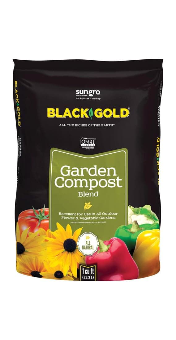 SUNGRO HORTICULTURE 1411602 1.0 CFL P Garden Compost Soil Mix, 1 Cubic Feet